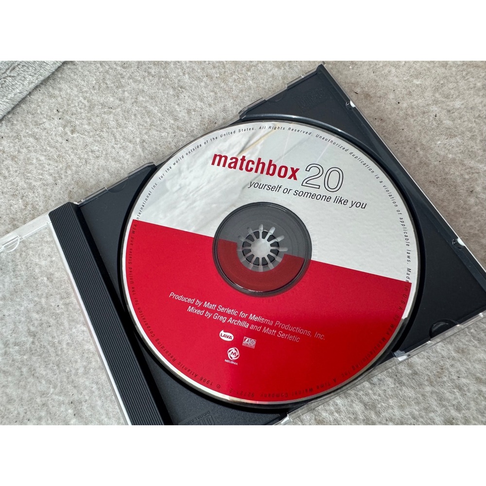 Matchbox 20 Yourself or Someone Like You CD 1996 Alternative Rock 075679272126